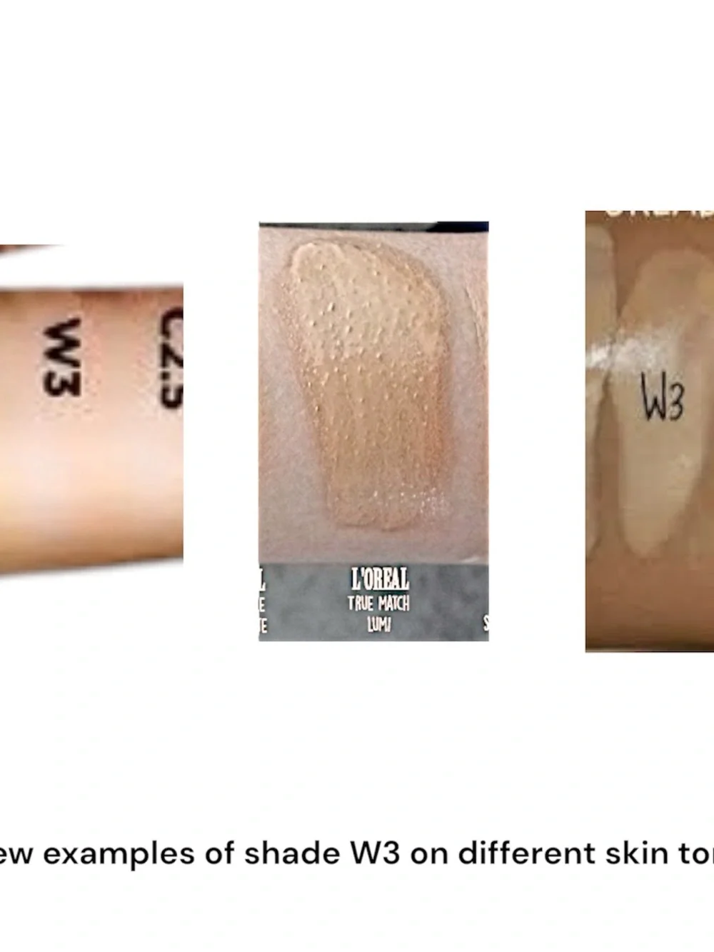 L'Oreal True Match Lumi Foundation W3